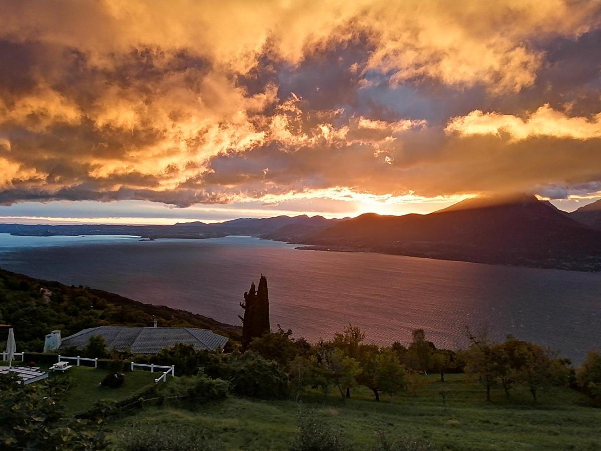 B&B Da Paolo Con Vista Lago Di Garda San Zeno di Montagna Dış mekan fotoğraf