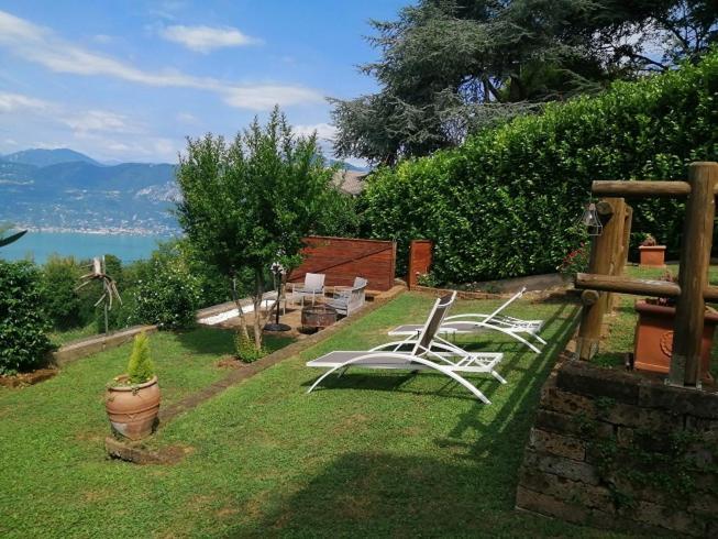 B&B Da Paolo Con Vista Lago Di Garda San Zeno di Montagna Dış mekan fotoğraf