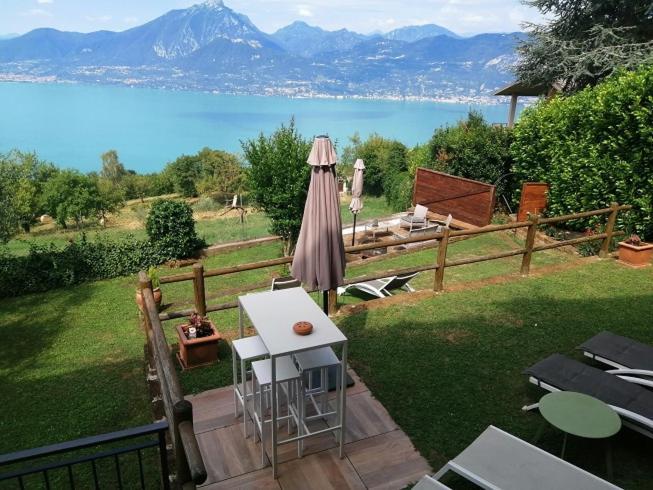 B&B Da Paolo Con Vista Lago Di Garda San Zeno di Montagna Dış mekan fotoğraf