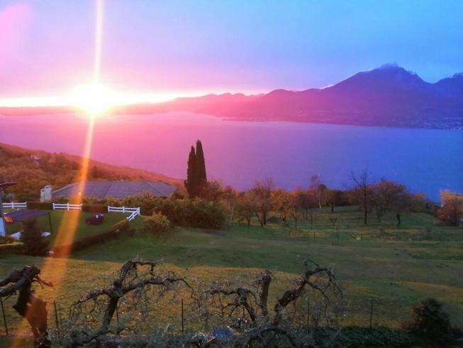 B&B Da Paolo Con Vista Lago Di Garda San Zeno di Montagna Dış mekan fotoğraf