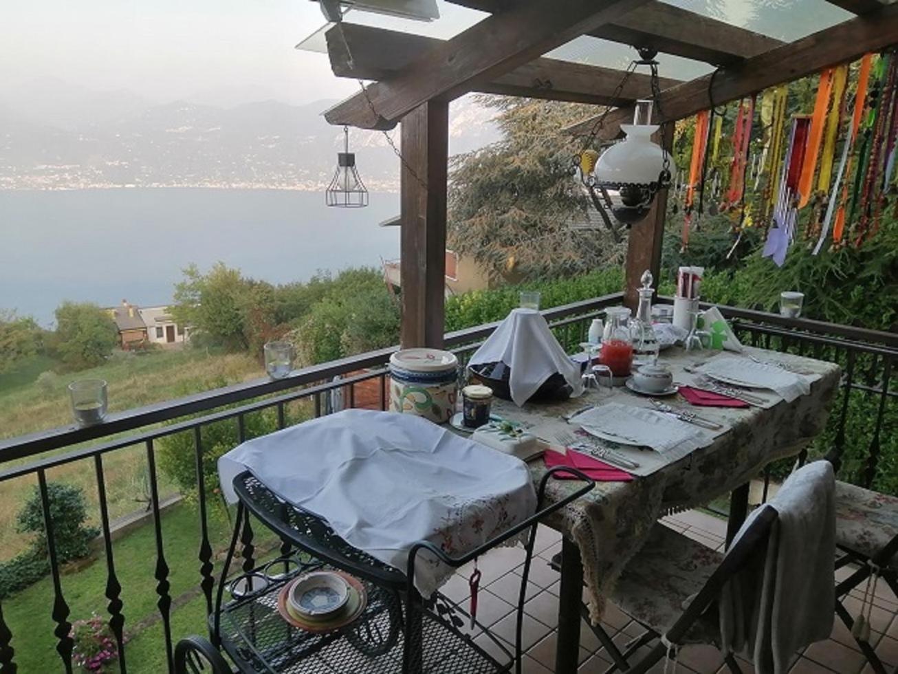 B&B Da Paolo Con Vista Lago Di Garda San Zeno di Montagna Dış mekan fotoğraf